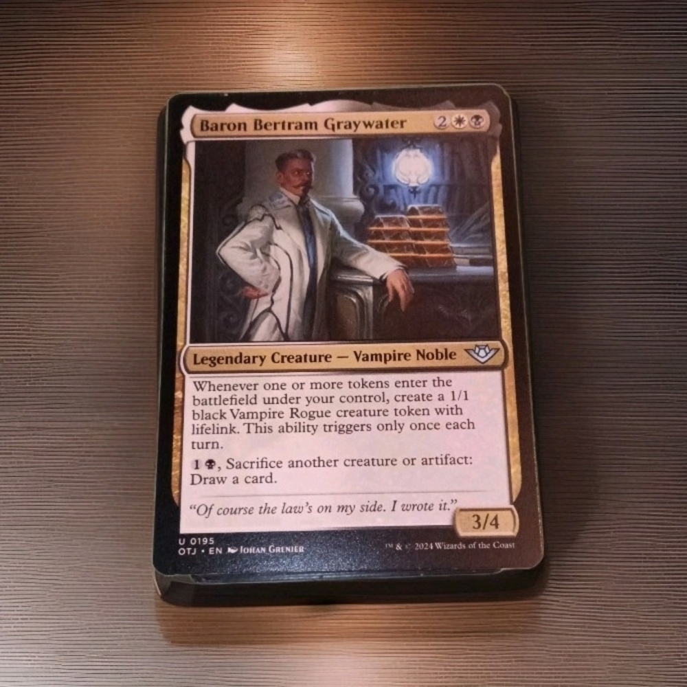 Baron Bertram Graywater 100 Card Magic: The Gathering Afterlife Insurance Deck